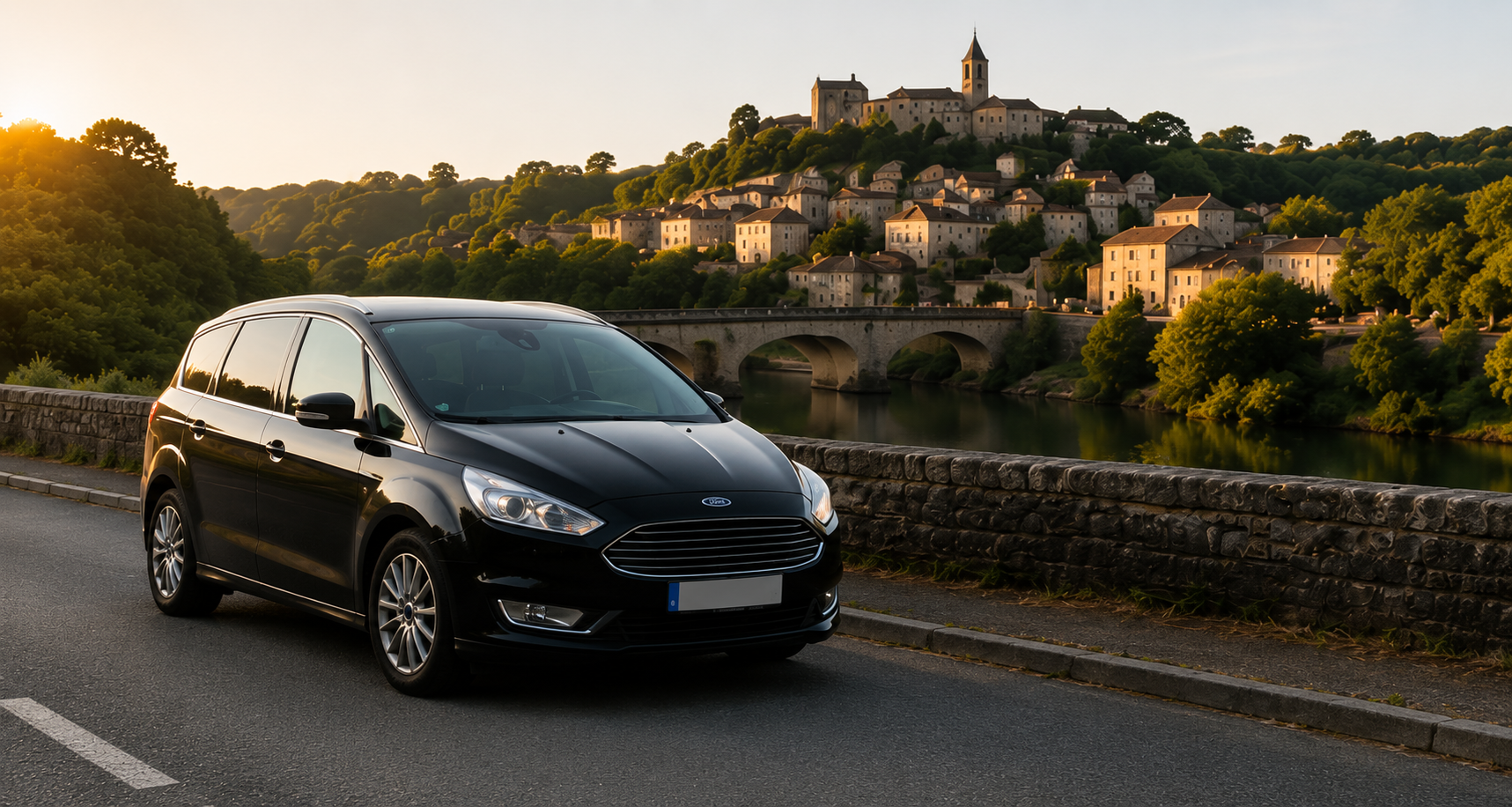 AC Private Chauffeur vehicle in South West France